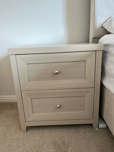 Oakham 2-Drawer Bedside Table Boxed