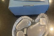 Waterford marquis Crystal sandpit with metal pen
