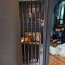 Vertical Chrome Flat Panel Radiator Image 2