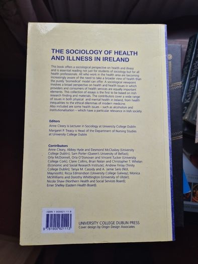The Sociology of Health and Illness in Ireland / Nursing Books/ Psychology