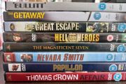Steve McQueen DVD Collection Bundle Bullitt Great Escape Magnificent Seven Etc