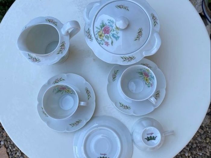 cups  & saucer  Limoges porcelain