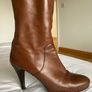 Tan Leather boots Image 6