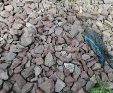 Free purple slate stone
