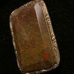Antique Victorian Scottish agate brooch