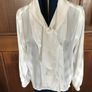 Cream Jaeger long sleeve double-breasted blouse Image 2