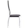Dining Chairs 6 pcs Grey Faux Leather Image 4