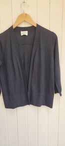 Maison  123 black short cardigan