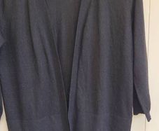 Maison  123 black short cardigan