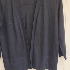 Maison  123 black short cardigan