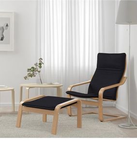arm chair and footstool