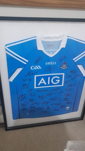 Signed & Framed 2016 All Ireland winning Dublin GAA Squad Jersey/Shirt. Football, all Ireland winners.