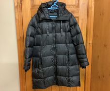 Down black Jacket size 20