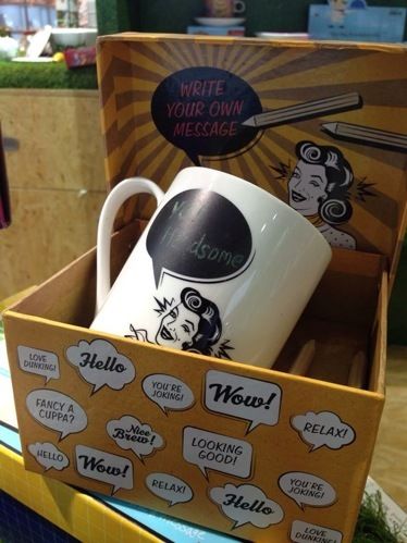Porcelain Message Mug for Her in Gift Box
