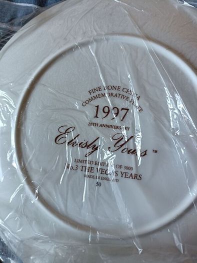 Elvis Collector Plates - Fine Bone China