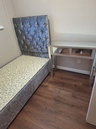 Bed and desk