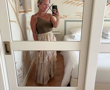 Zara ruffle skirt