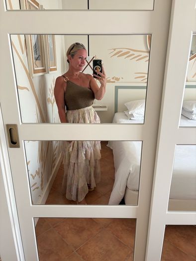 Zara ruffle skirt