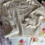 jumper asos cream lace long sleeve jumper size 10 Image 6