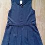 Grey dress for school.  Age 8-9 Image 2