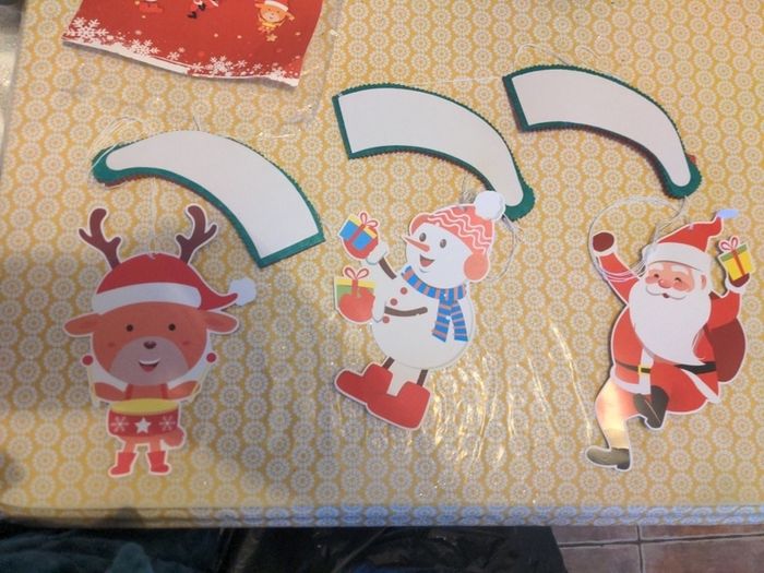 3 x Christmas decorations