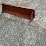 Vintage 5ft coat rack with shelf on top. Hooks for keys Image 2