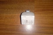Twin Telephone Splitter. Free Postage!