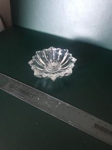 Crystal Glass Candle Stick Holder