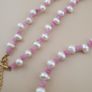 Delicate Pearl & Rose Quartz Necklace Image 6