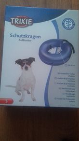 Inflatable dog collar
