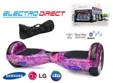 6.5 inch Hoverboard Diablo Bluetooth + Bag - Pink Galaxy for Sale