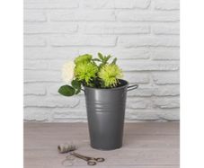 Classic Florist Bucket 29cm Charcoal  GT44