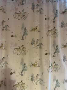 Unicorn curtains and duvet cover