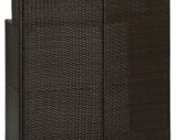 Garden Bar Table Brown 120x55x110 cm Poly Rattan