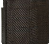 Garden Bar Table Brown 120x55x110 cm Poly Rattan