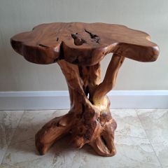 Bog oak table