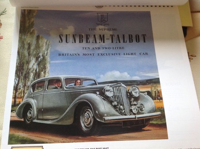 1986 History of Advertising Calendar-10 Vintage Advertising Prints-Automobiles
