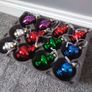 Retro Vintage Style Christmas Baubles one Box of x12 Glass Ornaments Image 5
