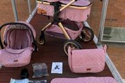 Brand new Baby travel system 3 in 1 baby pink