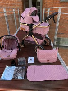 Brand new Baby travel system 3 in 1 baby pink