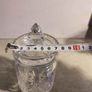 Vintage Lidded bohemian Crystal Jam/Jelly Pot. No 50. Image 2