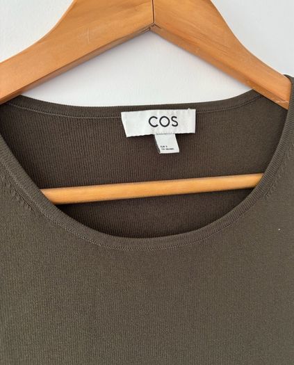 COS Open-Back Knitted Midi Dress