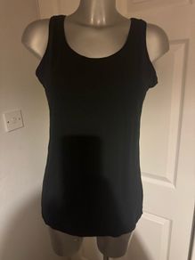Black stretchy Esmara top size UK16 EU44 Postage included