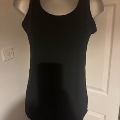 Black stretchy Esmara top size UK16 EU44 Postage included