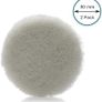 Glass Polish 16010 PRO-Line Natural Long Pile Wool Pad - 80mm - Pack of 2 Pads Image 4