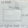 Grey Two seater "Burghley" sofa - Never used Image 6