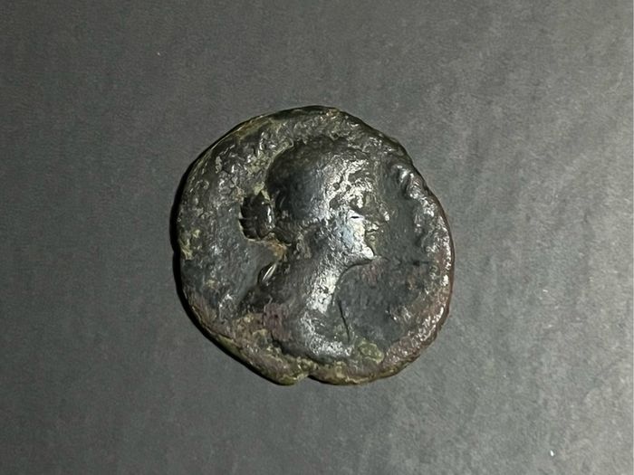 Faustina II, AD 161, Large Bronze As