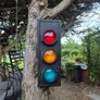 Working traffic light with standard 3 pin Irish plug socket / Man cave / Garden Feature @ OCG Image 4