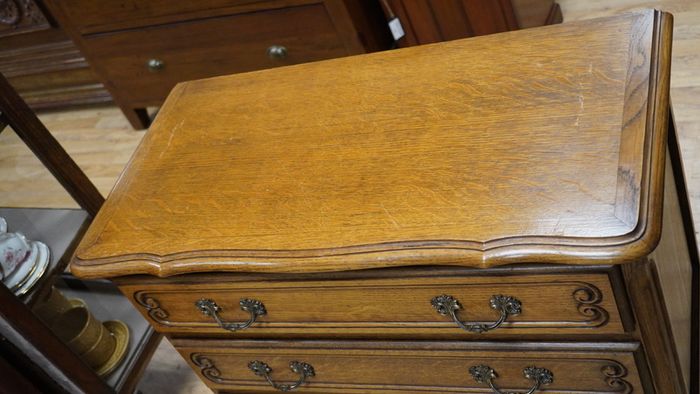Vintage French Oak Chest of Drawers