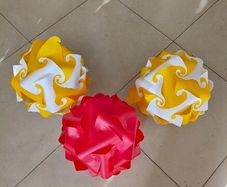 Puzzle lamp shade